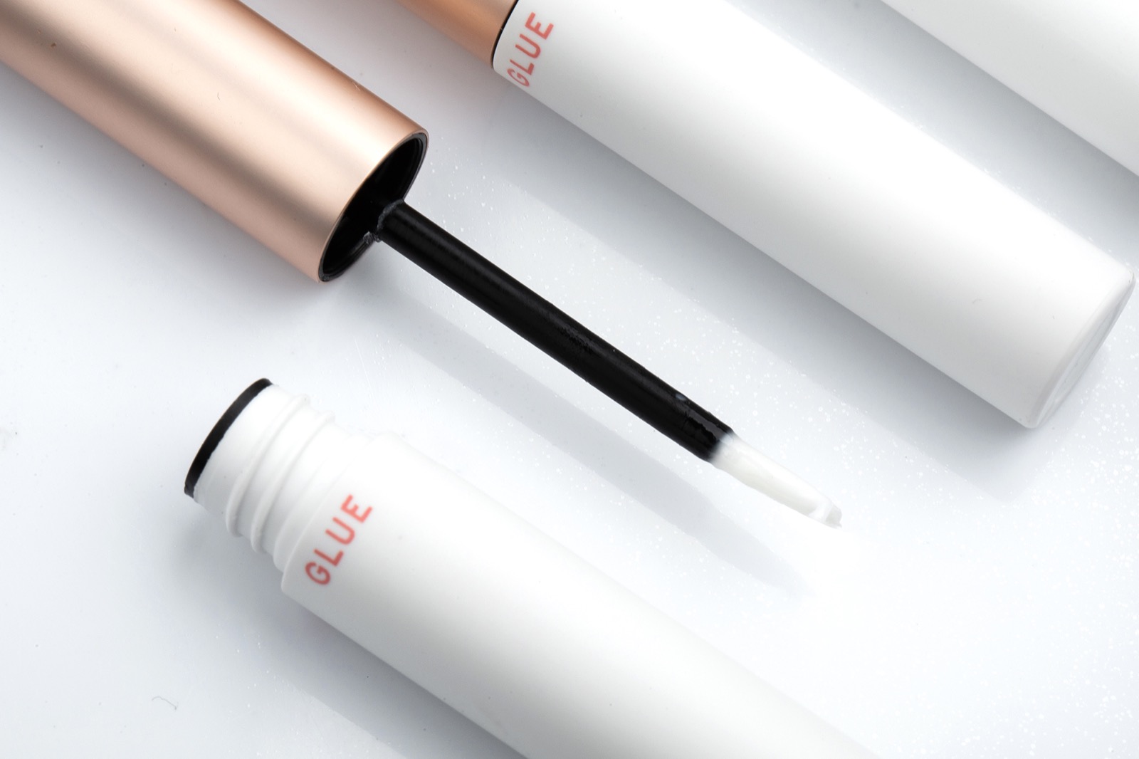 Physical DIY brush-on application container and wand