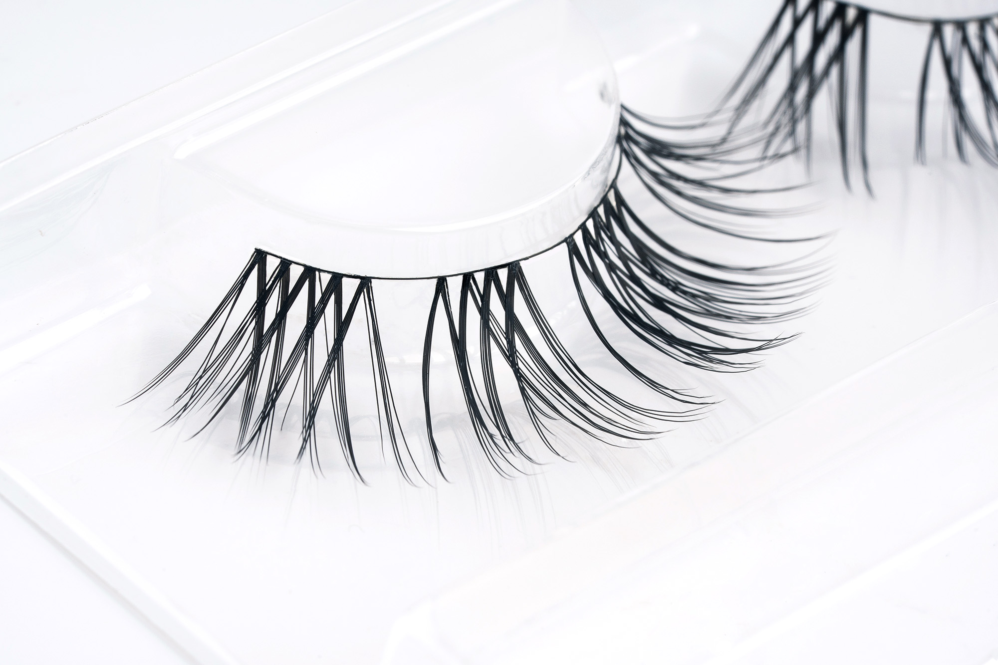 Original photograph of GEH black-band DIY lash segments